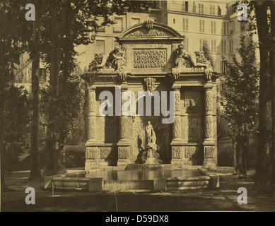 Paris. Medici Fountain, Gardens of the Palais du Luxembourg Stock Photo