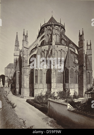 Bourges Cathedral, Apse Stock Photo