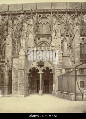 Bourges Cathedral, South Portal Stock Photo