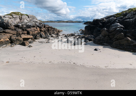 A small beach on Great Bernera in the Outer Hebrides. Stock Photo