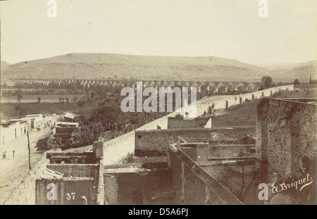 The Queretaro Aqueduct Stock Photo
