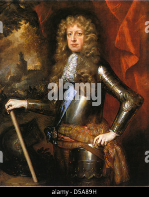 JAMES BUTLER, 1st Duke of Ormonde (1610-1688) Anglo-Irish statesmanr painted by William Wissing about 1680 Stock Photo
