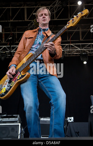 July 17, 2012 - Mick Jones and The Justice Tonight Band performs live at The City Sound Festival, Milan, Italy Stock Photo