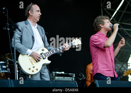 July 17, 2012 - Mick Jones and The Justice Tonight Band performs live at The City Sound Festival, Milan, Italy Stock Photo