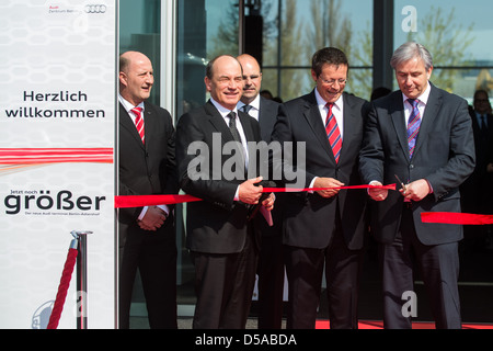 Berlin, Germany, the opening of the new Audi site in Adlershof Stock Photo