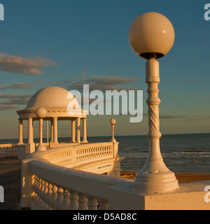 The collonade at Bexhill-on-sea taken in the evening Stock Photo