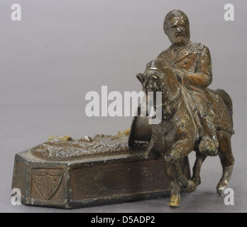 Grant Equestrian Portrait Statuette, from Paperweight Stock Photo