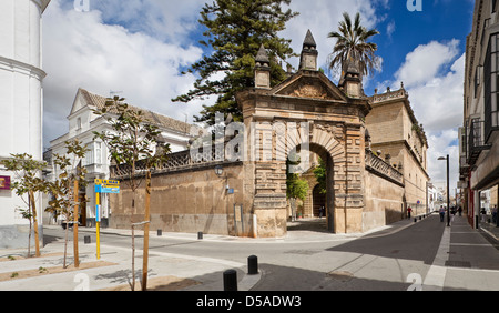 CHURCH OF SANTO DOMINGO, SANLUCAR DE BARRAMEDA, CADIZ, SPAIN Stock Photo