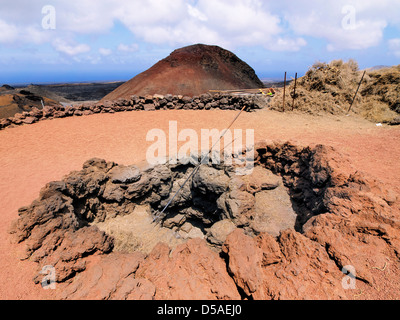 Timanfaya National Park, Lanzarote, Canary Islands Stock Photo