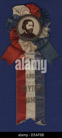 Politics Ribbon A political campaign ribbon featuring portraits of William McKinley and ...