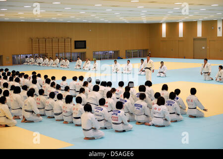 Tokyo, Japan. 27th March 2013. General view, MARCH 27, 2013 - Judo : Japan women's team training session at Ajinomoto National training center, Tokyo, Japan. (Photo by Jun Tsukida/AFLO SPORT/Alamy Live News) Stock Photo