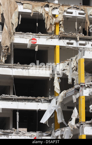 Berlin, Germany, demolition of a parking garage Stock Photo