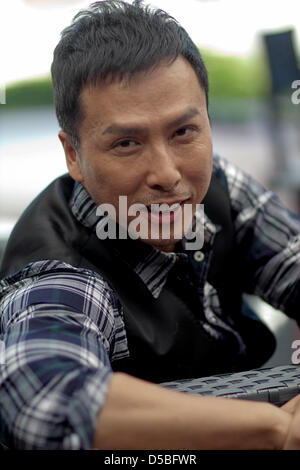 Actor Donnie Yen poses during the 67th Venice International Film Festival at Hotel Excelsior in Venice, Italy, 01 September 2010. Photo: Hubert Boesl Stock Photo