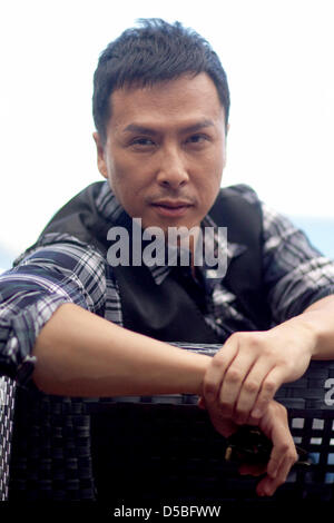 Actor Donnie Yen poses during the 67th Venice International Film Festival at Hotel Excelsior in Venice, Italy, 01 September 2010. Photo: Hubert Boesl Stock Photo