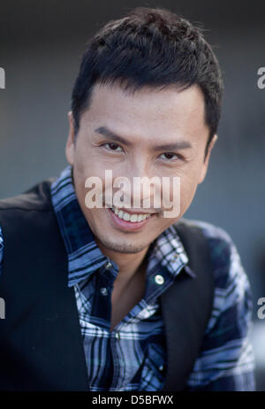 Actor Donnie Yen poses during the 67th Venice International Film Festival at Hotel Excelsior in Venice, Italy, 01 September 2010. Photo: Hubert Boesl Stock Photo