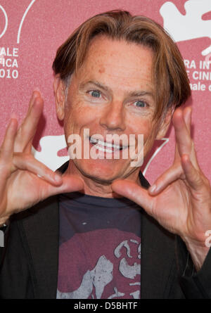 Actor Bruce Greenwood attends the photocall of 'Meek's Cutoff' during the 67th Venice International Film Festival at Palazzo del Cinema in Venice, Italy, 5 September 2010. Photo: Hubert Boesl Stock Photo