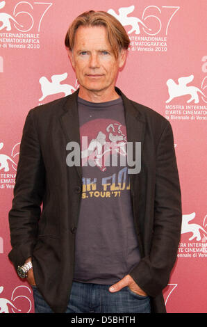 Actor Bruce Greenwood attends the photocall of 'Meek's Cutoff' during the 67th Venice International Film Festival at Palazzo del Cinema in Venice, Italy, 5 September 2010. Photo: Hubert Boesl Stock Photo