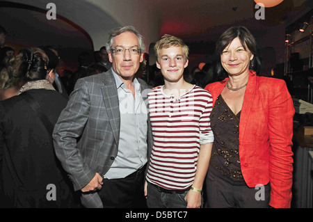 Christian Seeler Intendant Ohnsorg-Theater mit Frau mit Frau und Sohn Freddy at the premiere of the musical 'Rocky Horror Stock Photo