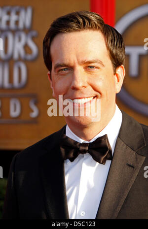 US actor Ed Helms attends the 16th Annual Screen Actor's Guild (SAG) Awards at the Shrine Auditorium in Los Angeles, California, USA, 23 January 2010. The Screen Actors Guild honours excellence in five film and eight prime time television categories. Photo: Hubert Boesl Stock Photo