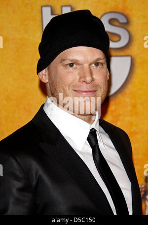 US actor Michael C. Hall poses in the press room at the 16th Annual Screen Actor's Guild (SAG) Awards at the Shrine Auditorium in Los Angeles, California, USA, 23 January 2010. The Screen Actors Guild honours excellence in five film and eight prime time television categories. Photo: Hubert Boesl Stock Photo