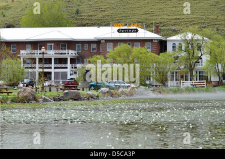Hot Lake, Grande Ronde Valley, Oregon. Stock Photo