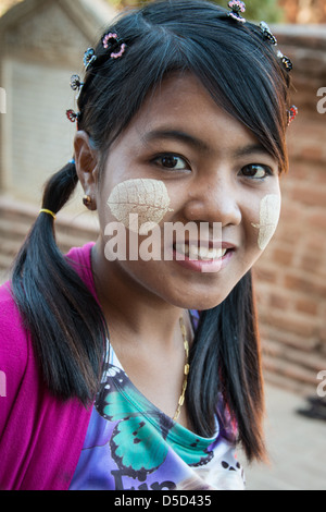 Young Burmese Woman Stock Photo