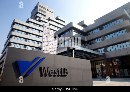 Duesseldorf, Germany, WestLB - Headquarters of Westdeutsche Landesbank Stock Photo