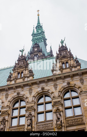 Hamburg city goverment hall Stock Photo