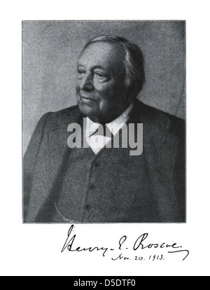 This image shows an early portrait of Henry Ford, the American ...