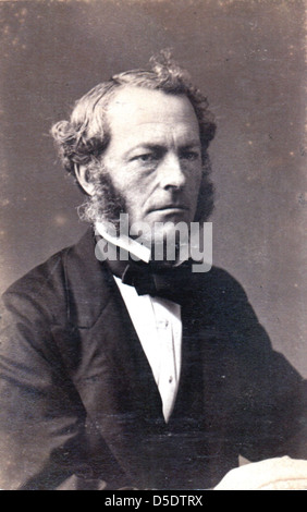 Portrait of George Gabriel Stokes (1819-1903), Physicist and Mathematician Stock Photo