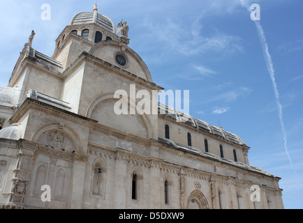 Saint James Cathedral, Sibenik, Croatia - UNESCO World Heritage Site Stock Photo