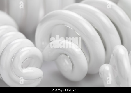 lamps energy saving full frame closeup Stock Photo