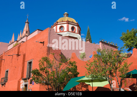 Parroquia Cathedral in San Miguel de Allende, Mexico Stock Photo