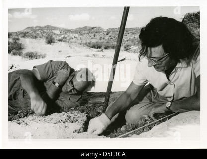 Louis Leakey (1903-1972), and Mary Leakey, archaeologists and Stock Photo: 50022703 - Alamy