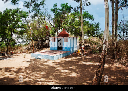 Temple at Honeymoon Point, Mount Abu, Sirohi District, Rajasthan, India Stock Photo