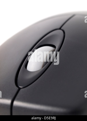 White PC mouse on a gray background with concrete texture Stock Photo ...