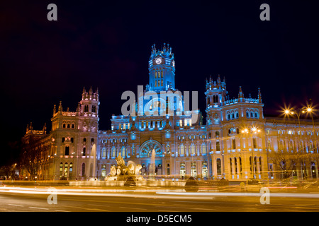 Cibeles Fountain on Plaza de Cibeles in Madrid, Spain Stock Photo - Alamy