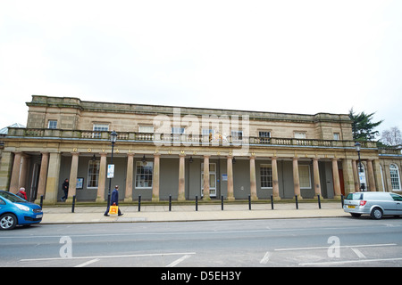 Exterior of The Royal Pump Rooms & Baths The Parade Leamington Spa Warwickshire UK Stock Photo