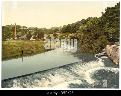 [On the Allan Water, Bridge of Allan, Scotland] (LOC) Stock Photo