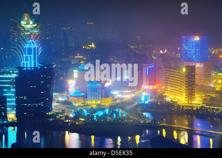 Resort casinos in Macau, China. Stock Photo