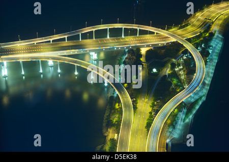 Ramps and bridges in Macau, China Stock Photo