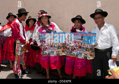 Ayacucho carnival celebrations in Lima. Peru. Stock Photo