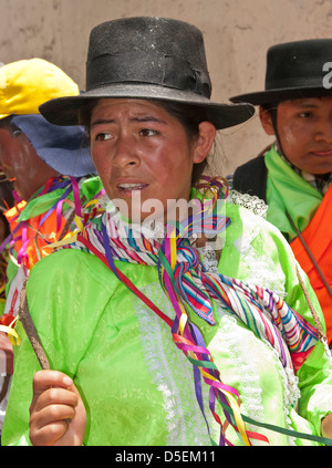 Ayacucho carnival celebrations in Lima. Peru. Stock Photo