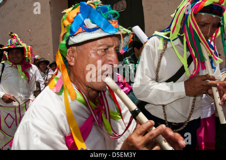 Ayacucho carnival celebrations in Lima. Peru. Stock Photo