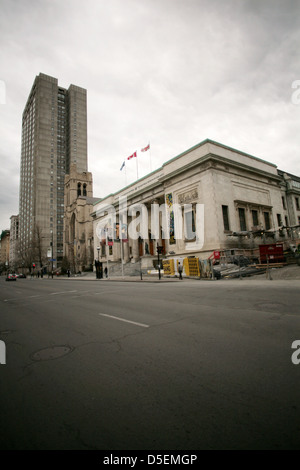 The Montreal Museum of Fine Arts is a major museum in Montreal, Quebec. Stock Photo