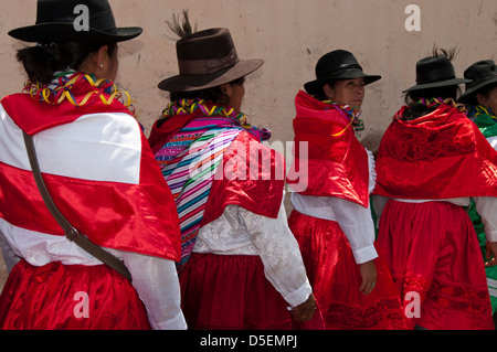 Ayacucho carnival celebrations in Lima. Peru. Stock Photo