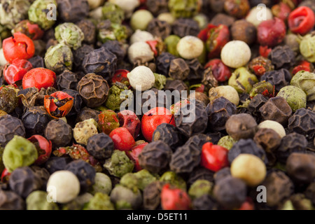 Colored Peppers Mix Stock Photo
