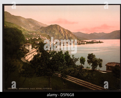 [Menaggio, general view, Lake Como, Italy] (LOC) Stock Photo