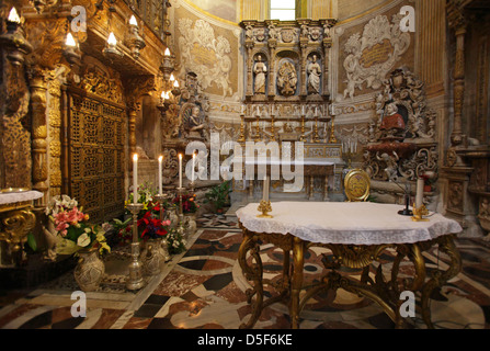 Chapel of Saint Agatha in the Cathedral of Catania, Sicily, Italy Stock Photo