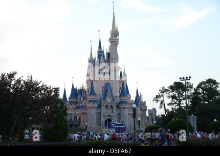 Cinderella Castle, Magic Kingdom, Walt Disney World Resort, Orlando, Florida, USA Stock Photo